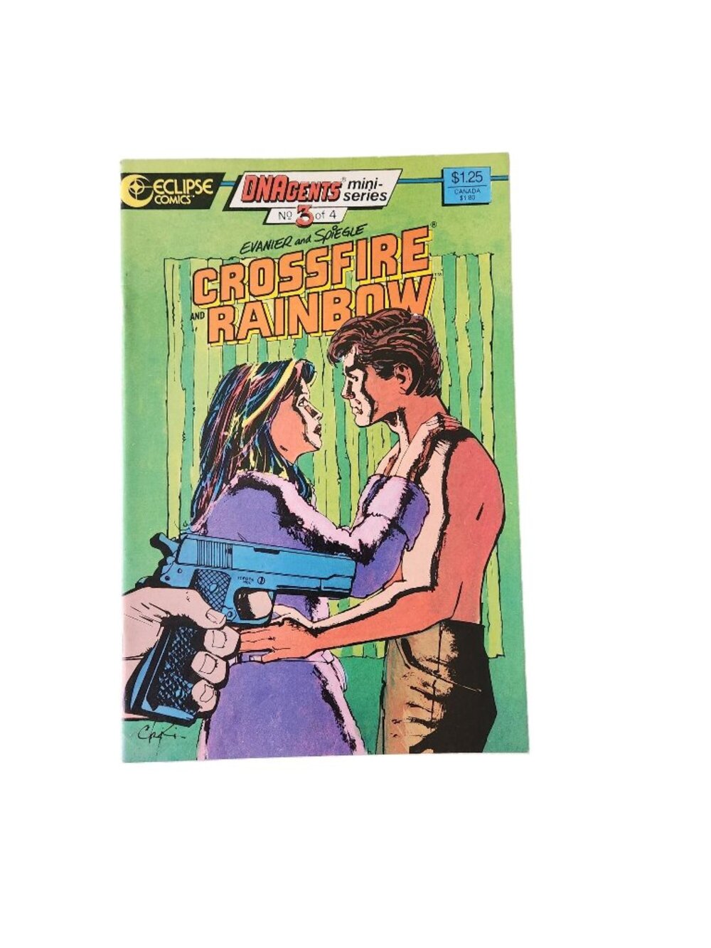Eclipse Crossfire And Rainbow #3 1986 Comic Book Collector Bagged Boarded
